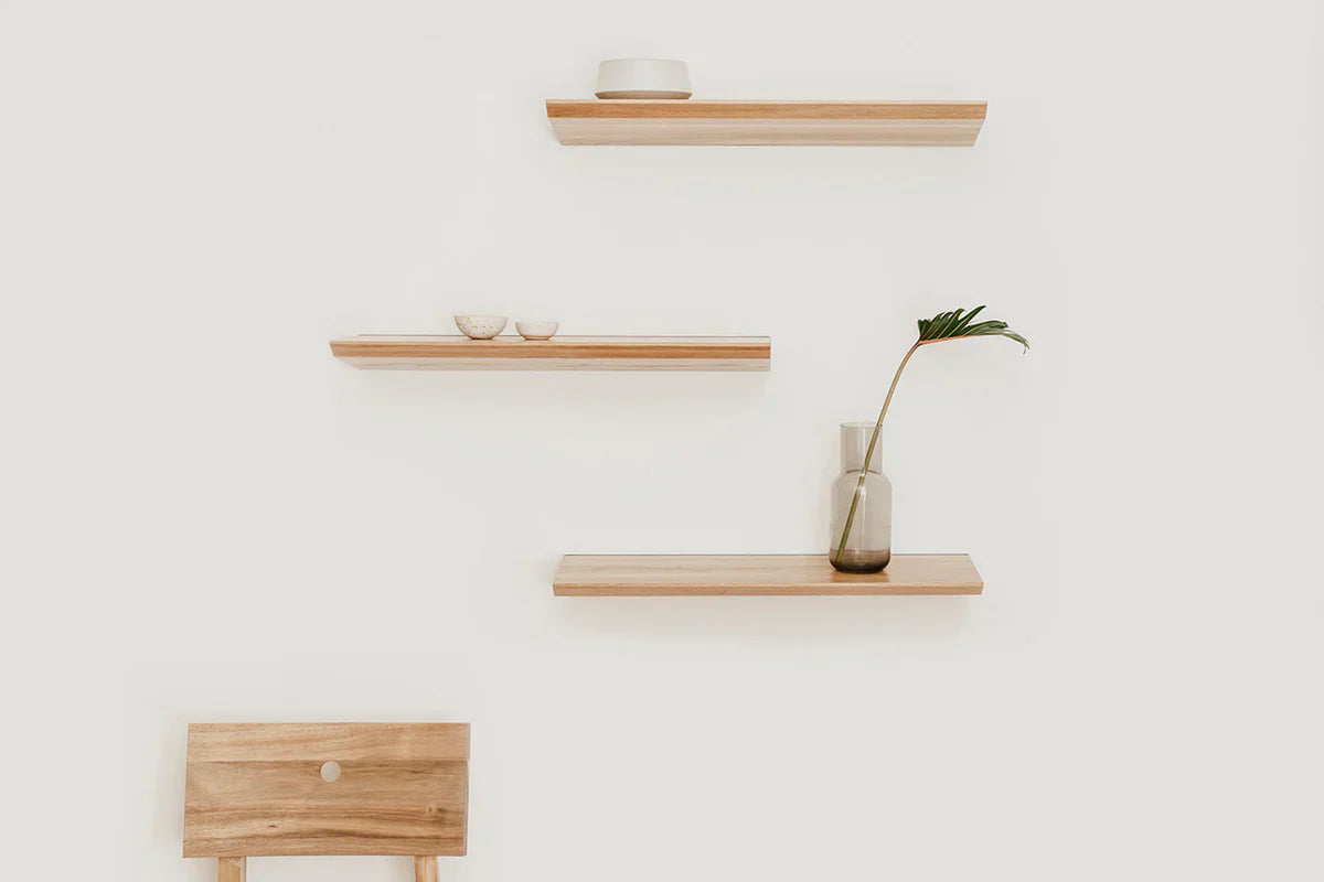 Wooden Wall Shelf – Create Décor on a Blank Wall