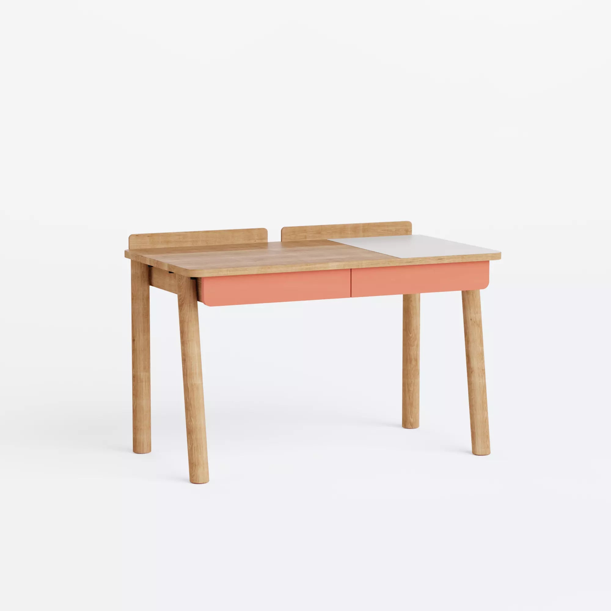 Rise desk that grows with your child Orange