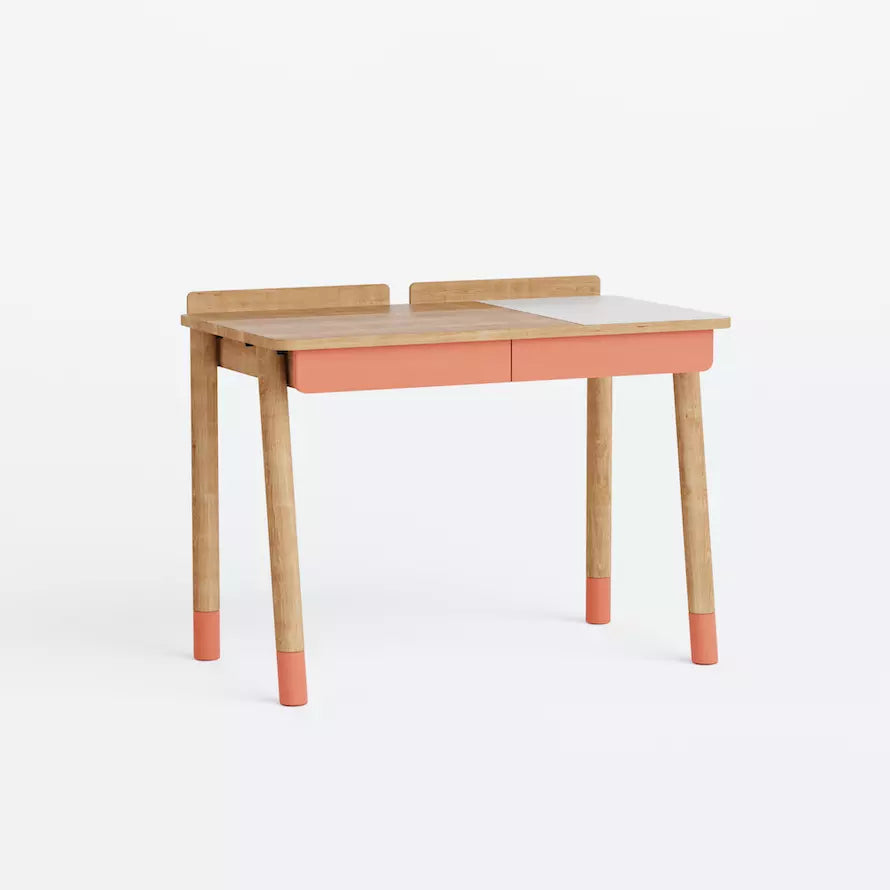 Rise desk that grows with your child Orange