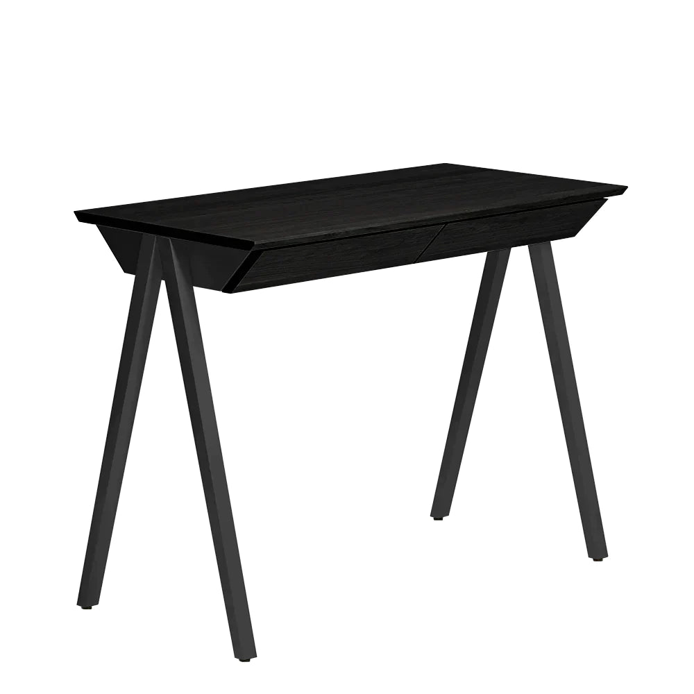 black oak vogel desk S 100 x 50 cm black